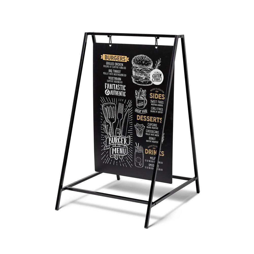 Kundenstopper Swing Kreidetafel 50x70cm sw