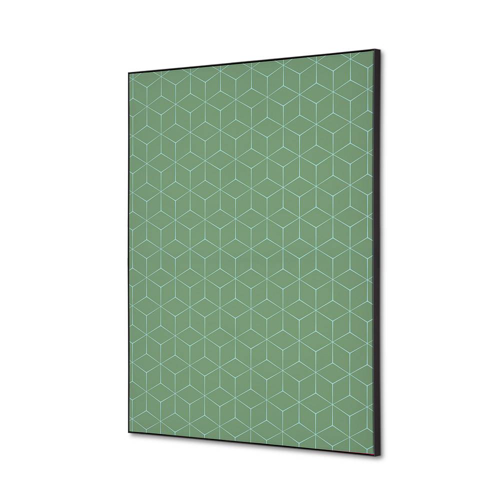 Wanddekoration Set A2 Hexagon gn