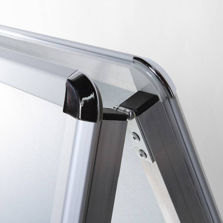 Kundenstopper silber DIN A0 2 Fächer 88.6 x 92..6 cm 1 St.