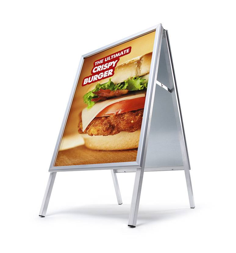 Showdown Displays Kundenstopper Standard - 70x100cm - Gehrungsecken
