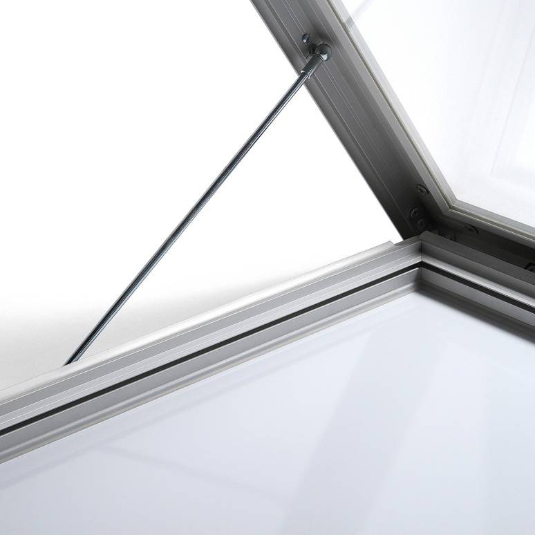 Schaukasten T silber 24x DIN A4 190.5 x 4.7 106.7 cm 1 St.