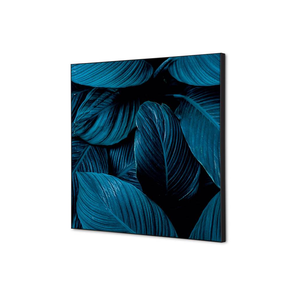 Wanddekoration Set 40x40 Blätter bl