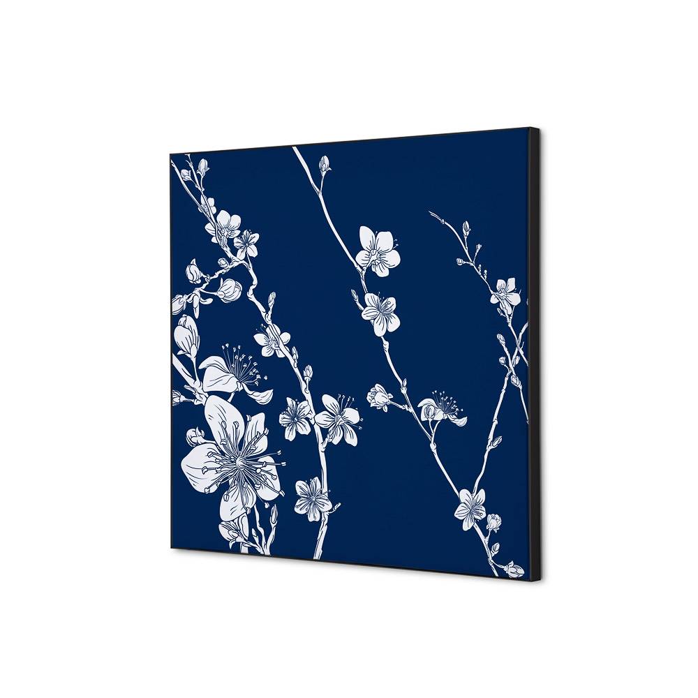 Wanddekoration Set 40x40 Kirschblüte bl
