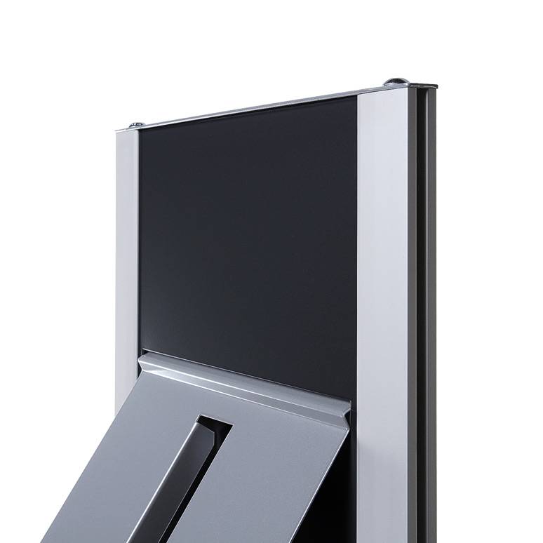 Prospektaufsteller Design sw