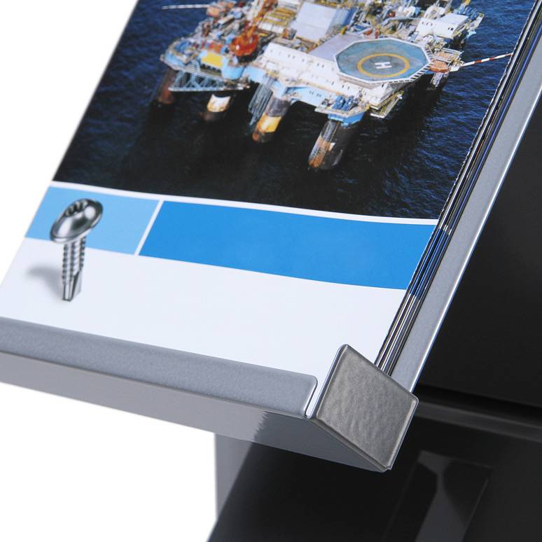 Showdown Prospektaufsteller Design sw