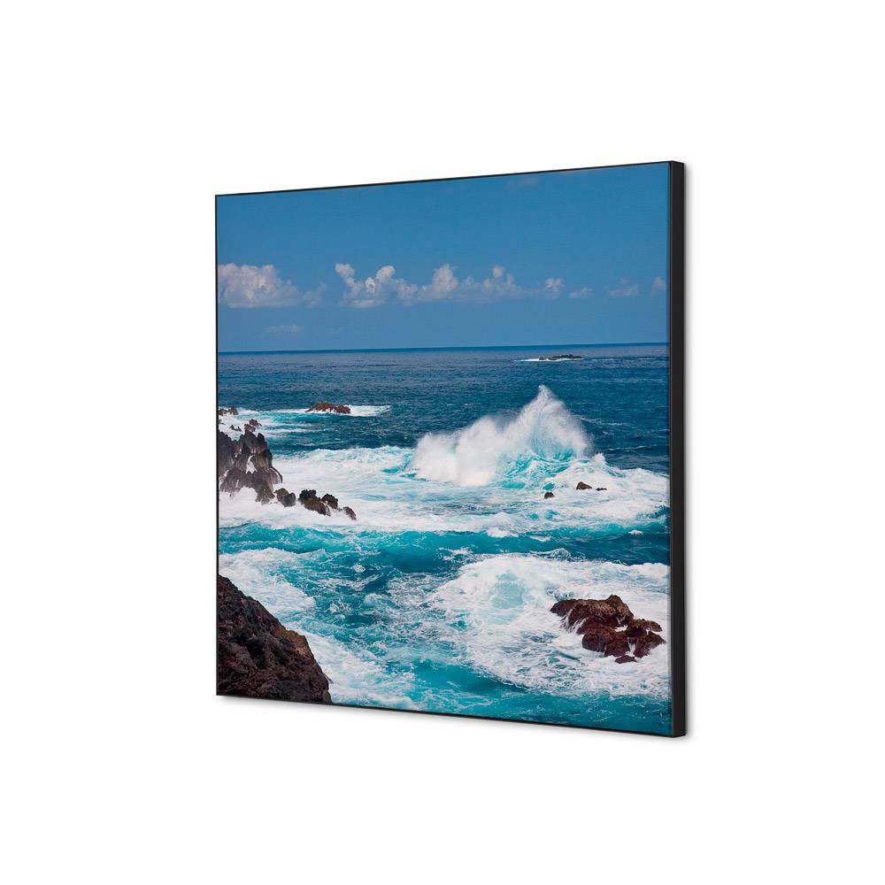 Wanddekoration Set 40x40 Meereswellen