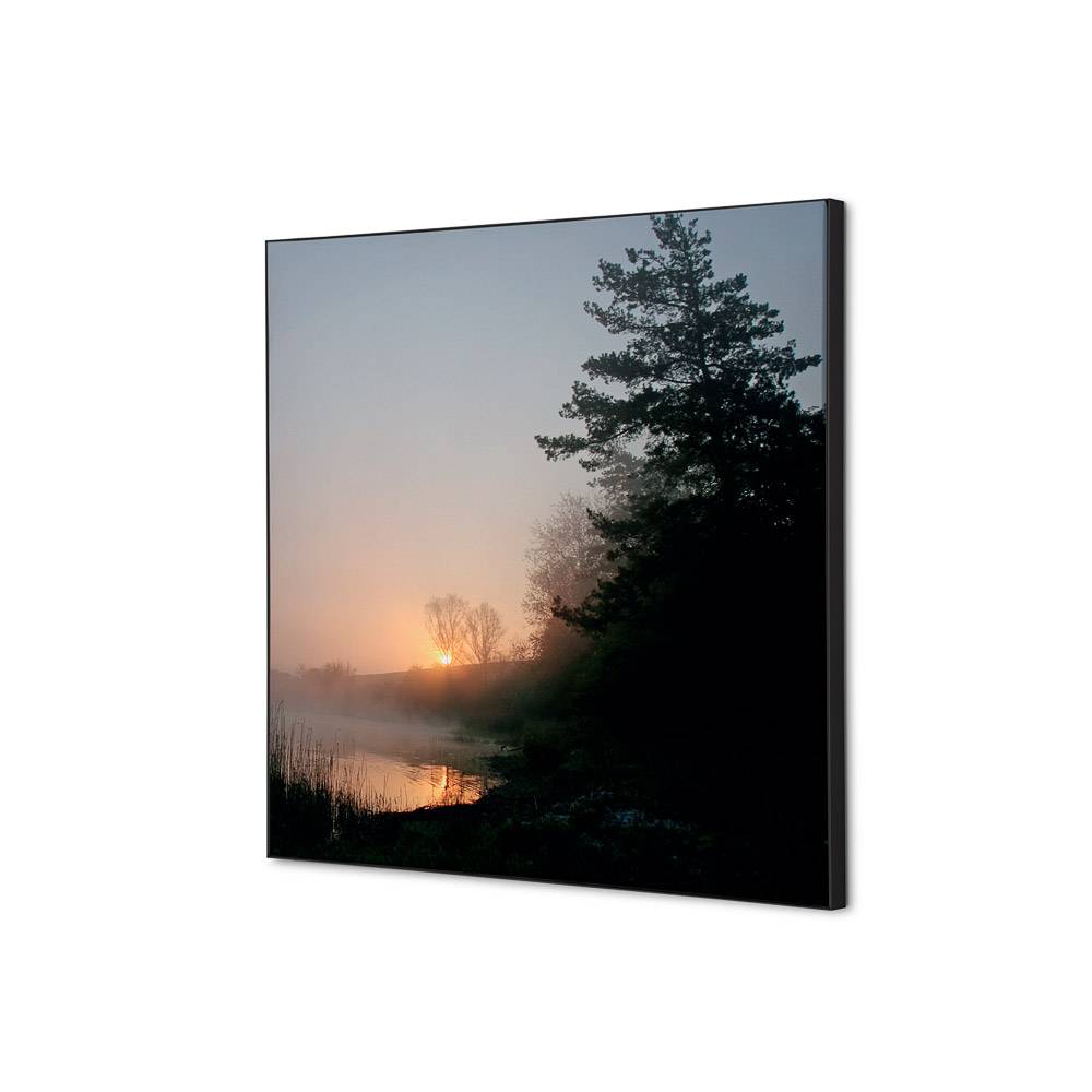 Wanddekoration Set 40x40 Wald Sonnenaufgang