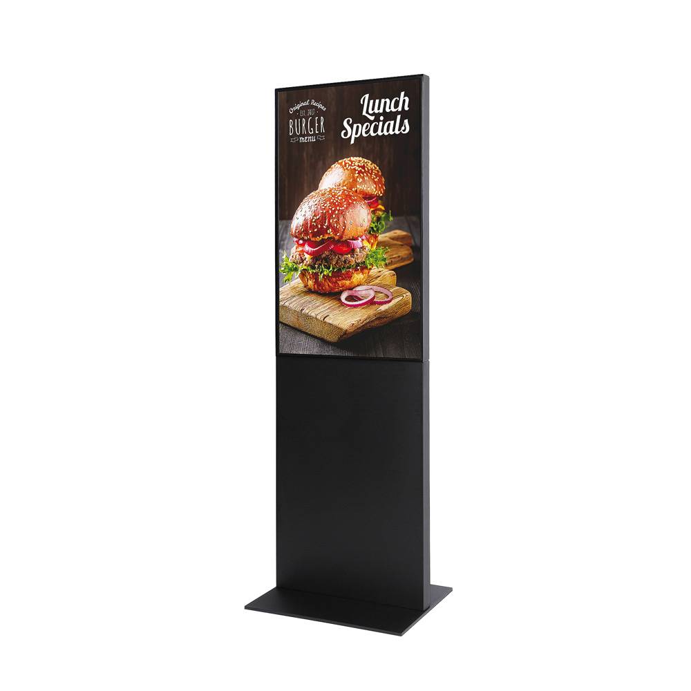 M-Medientechnik Digitale Infostele Smart Line - 43 Zoll - Samsung QM43R - 500cd/