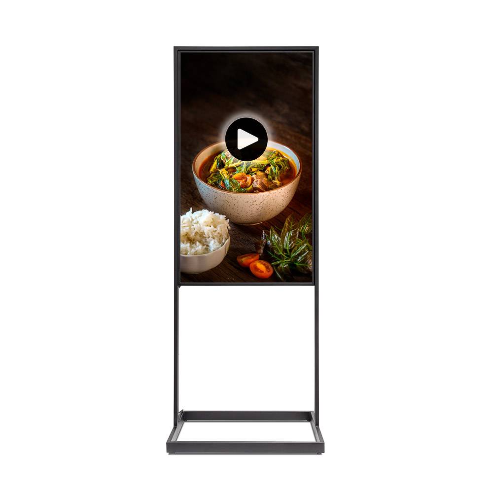 Showdown Displays Digitale Infostele Sky mit Samsung-Bildschirm - 55 Zoll