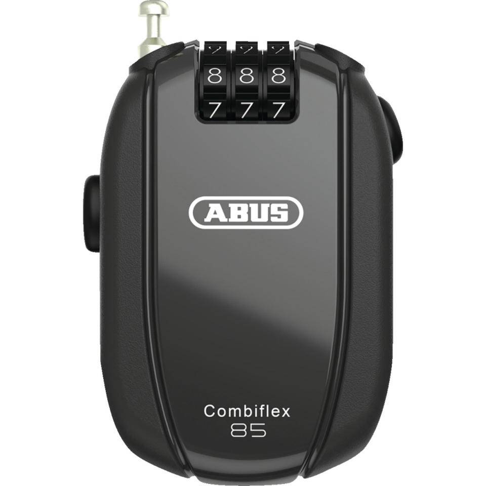 ABUS Roll-Back-Kabelschloss Combiflex™ Break 85, schwarz, Stahlkabel, 85cm, 58g