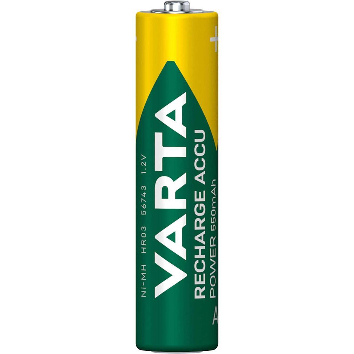 Varta Ready2Use HR03 4pcs - Wiederaufladbarer Akku - AAA - Nickel-Metallhydrid (NiMH) - 4 Stück(e) - 550