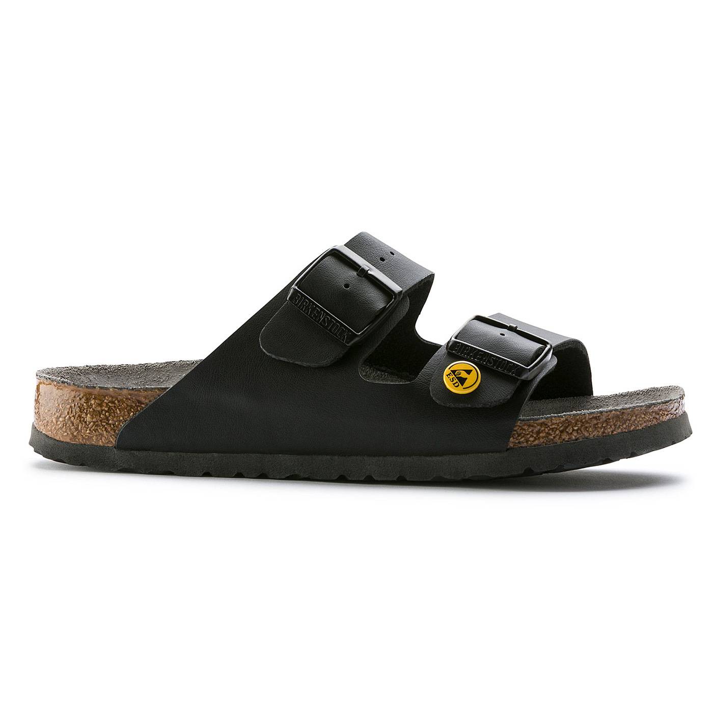 ESD Sandale ARIZONA ESD Birko-Flor 89428, schwarz, schmal, 42