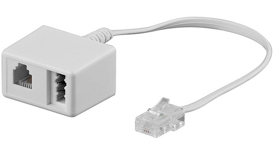 Basetech ISDN, Western, Telefon (analog) Adapter [1x RJ45-Stecker 8p8c ...
