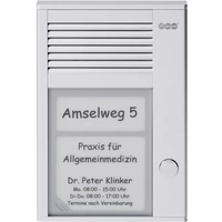 Auerswald TFS-Dialog 201 Türsprechanlage Kabelgebunden Komplett-Set 1 Familienhaus Silber Auerswald TFS-Dialog 201 Türsprechanlage Kabelgebunden Komplett-Set 1 Familienhaus Silber