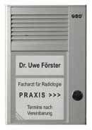 Auerswald TFS-Dialog 201 Türsprechanlage Kabelgebunden Komplett-Set 1 Familienhaus Silber