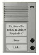 Auerswald TFS-Dialog 202 Türsprechanlage Kabelgebunden Komplett-Set 2 Familienhaus Silber