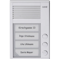 Auerswald TFS-Dialog 203 Türsprechanlage Kabelgebunden Komplett-Set 3 Familienhaus Silber Auerswald TFS-Dialog 203 Türsprechanlage Kabelgebunden Komplett-Set 3 Familienhaus Silber