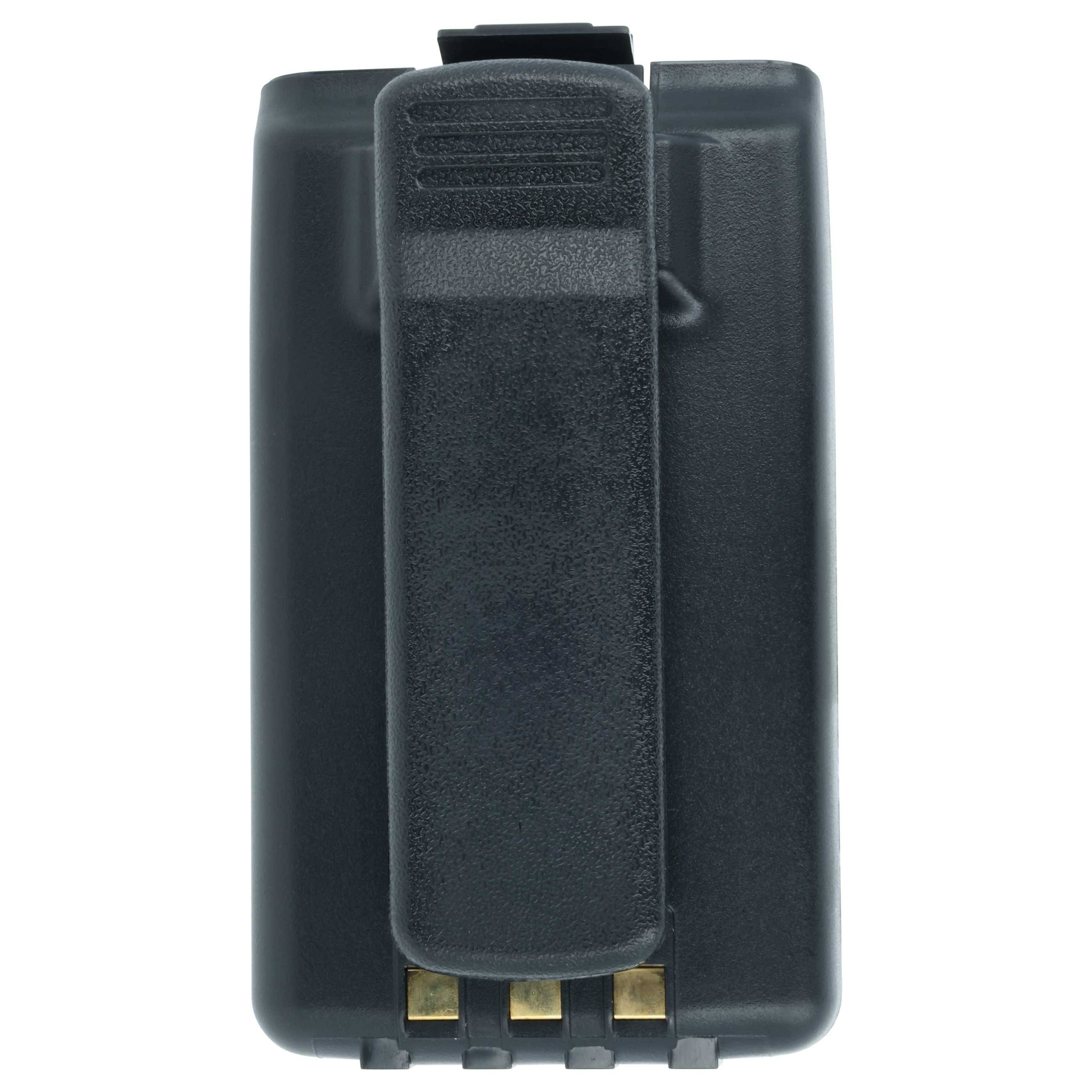 vhbw 2x Akku kompatibel mit Icom IC-T8A, IC-A5, IC-A23, IC-T81, IC-T8, IC-T81A Funkgerät, Walkie Talkie (750 mAh, 9,6 V