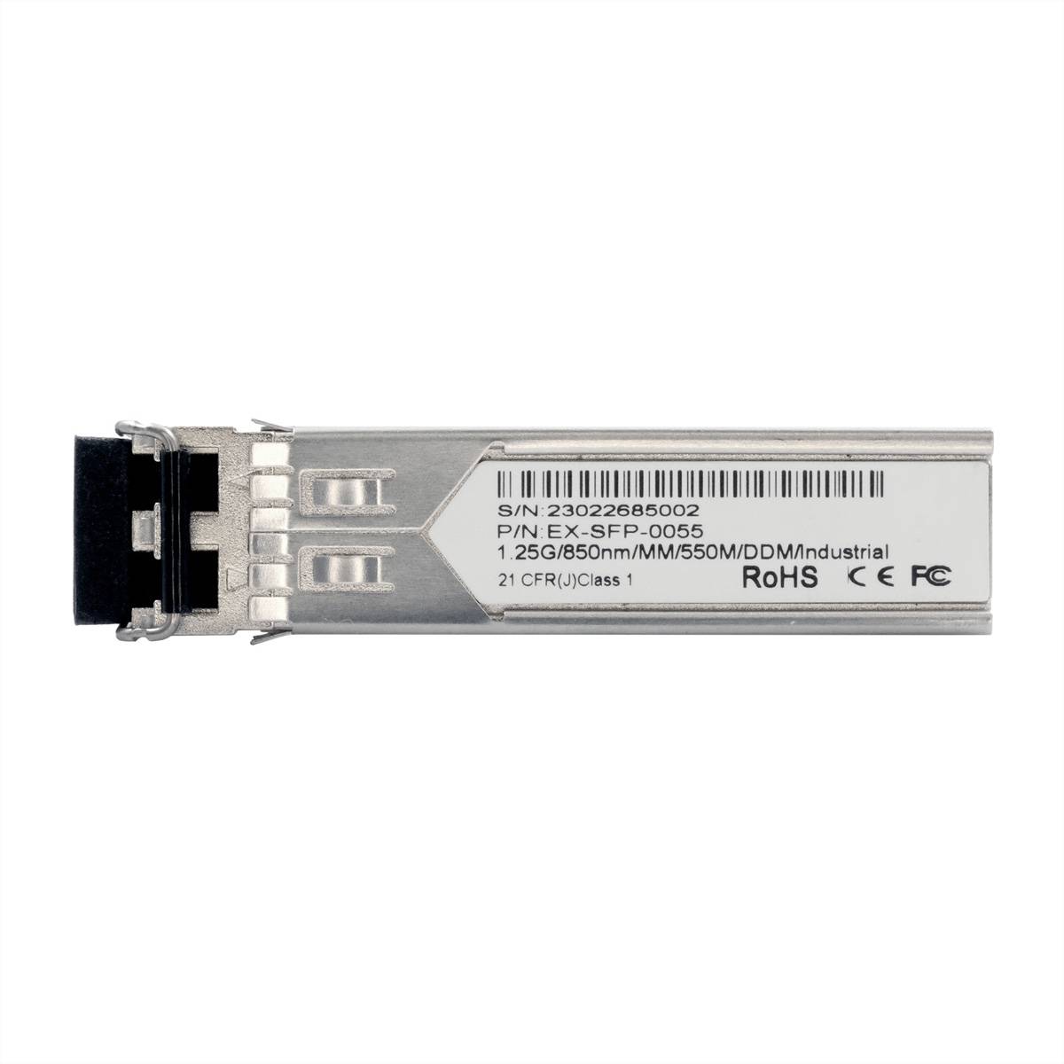 EXSYS EX-SFP-0055 SFP Transceiver LC Multimode 550m, -40°C bis 85°C