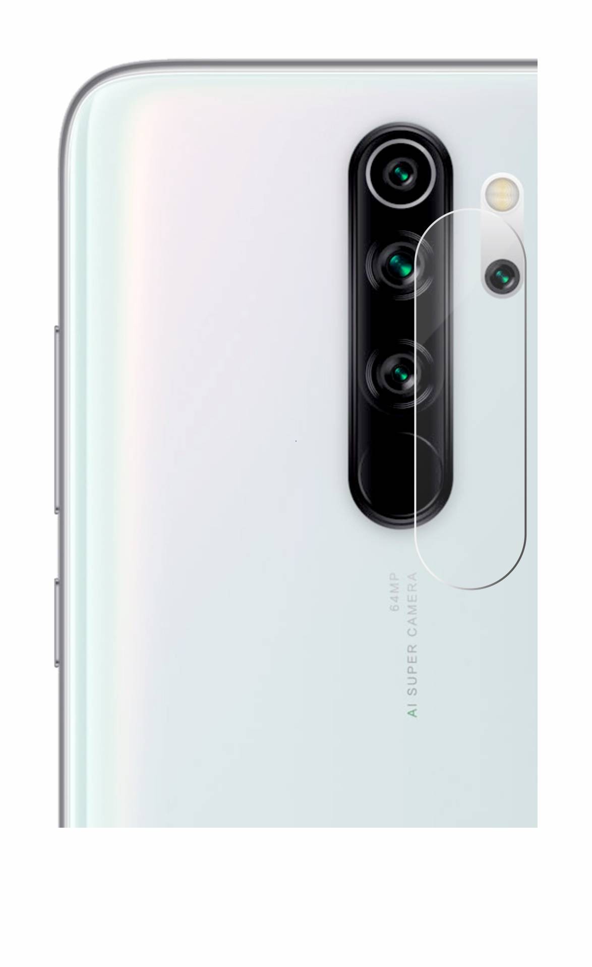 BROTECT AirGlass Glas Schutz-Folie für Xiaomi Redmi Note 8 Pro (NUR Kameraschutz) - Schutzglas