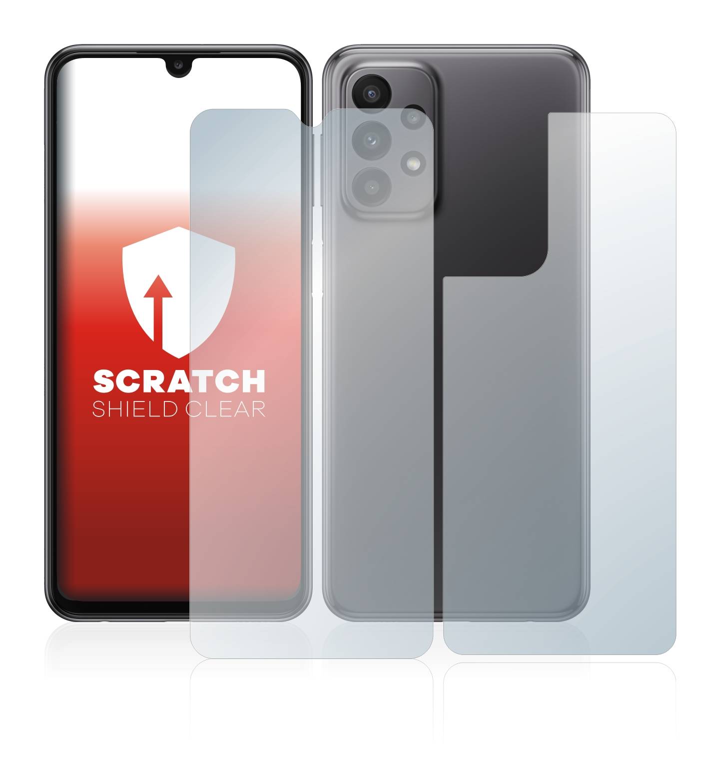 upscreen Scratch Shield Schutzfolie für Samsung Galaxy A23 5G (Display+Rückseite)