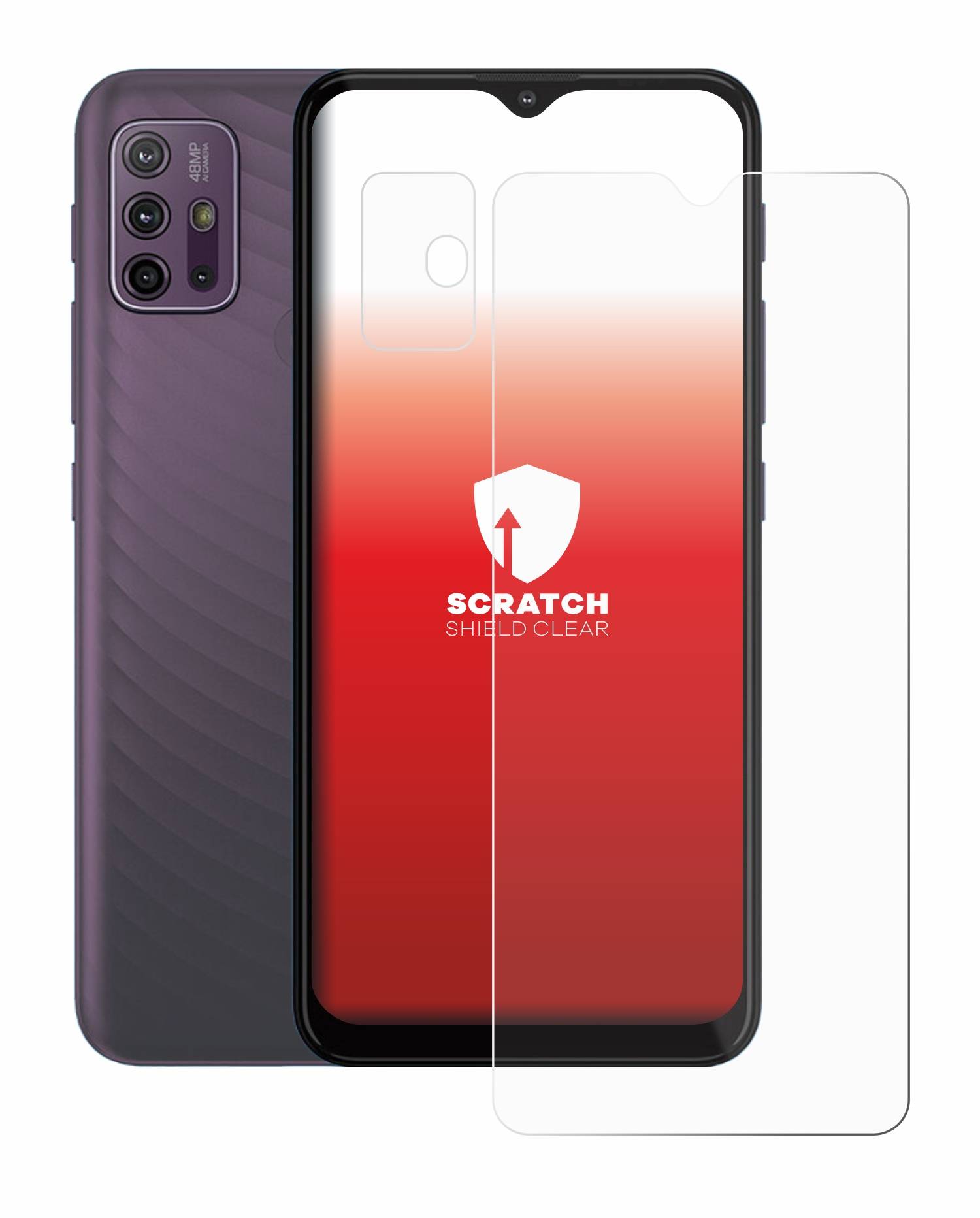 upscreen Scratch Shield Schutzfolie für Motorola Moto G10 (Display+Kamera)
