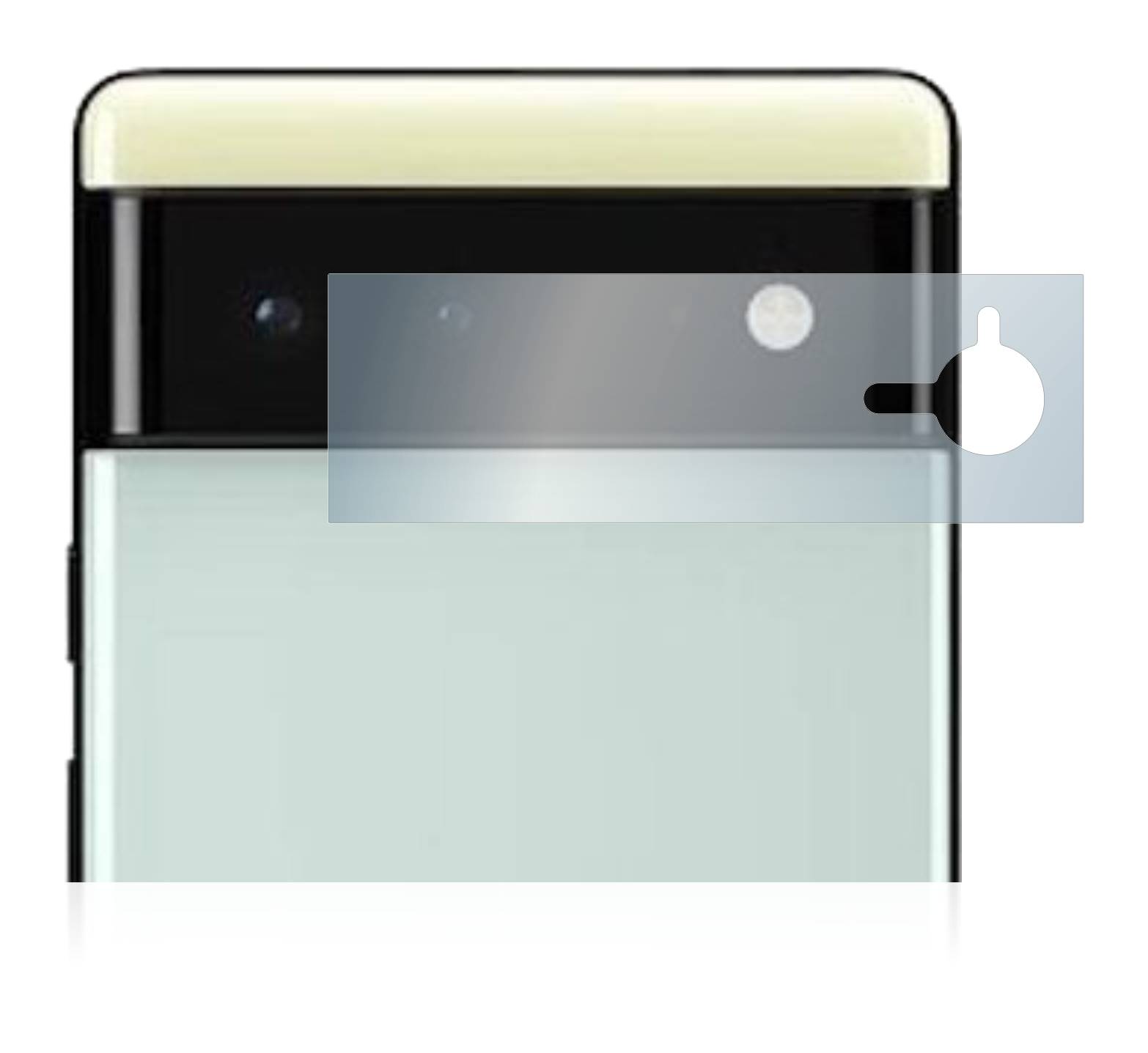upscreen Scratch Shield Schutzfolie für Google Pixel 6 (NUR Kameraschutz)
