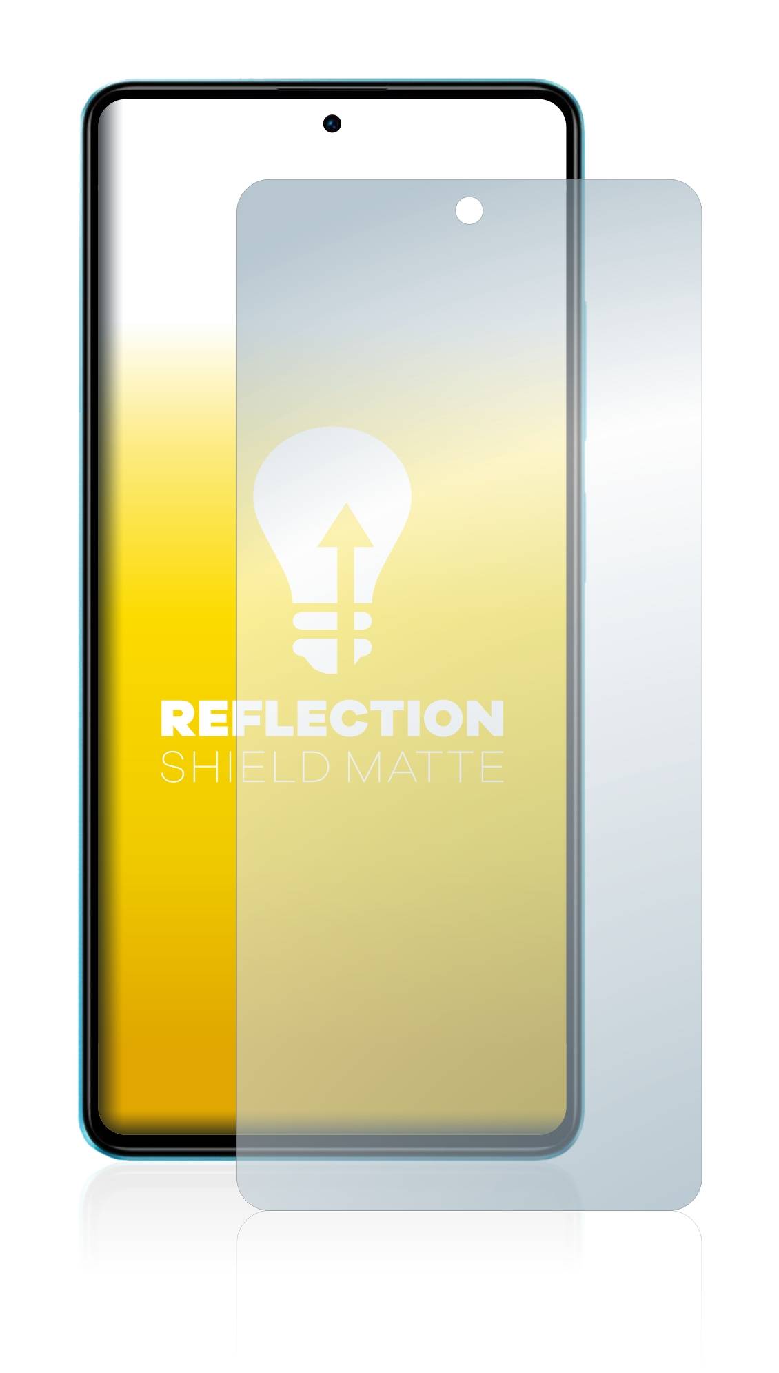 upscreen Reflection Shield Matt Schutzfolie für Xiaomi Poco X5 Pro