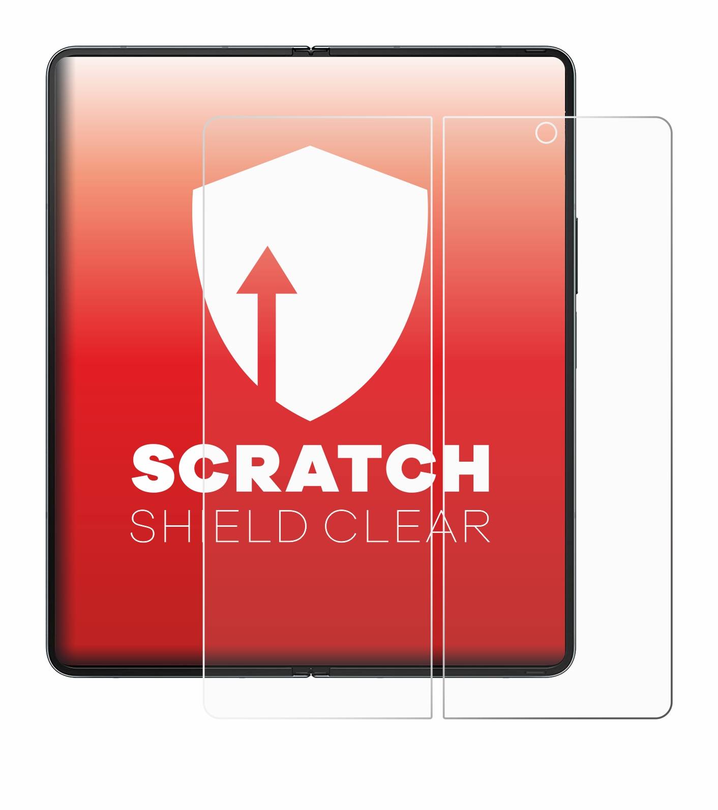upscreen Scratch Shield Schutzfolie für Samsung Galaxy Z Fold 4 (Inneres Display)