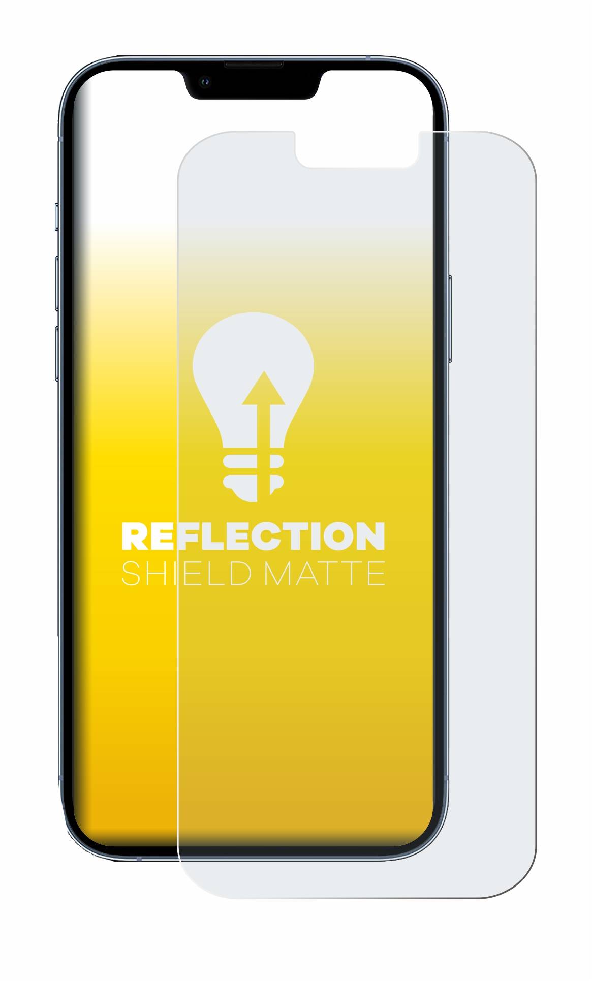 upscreen Reflection Shield Matt Schutzfolie für Apple iPhone 13 Pro Max