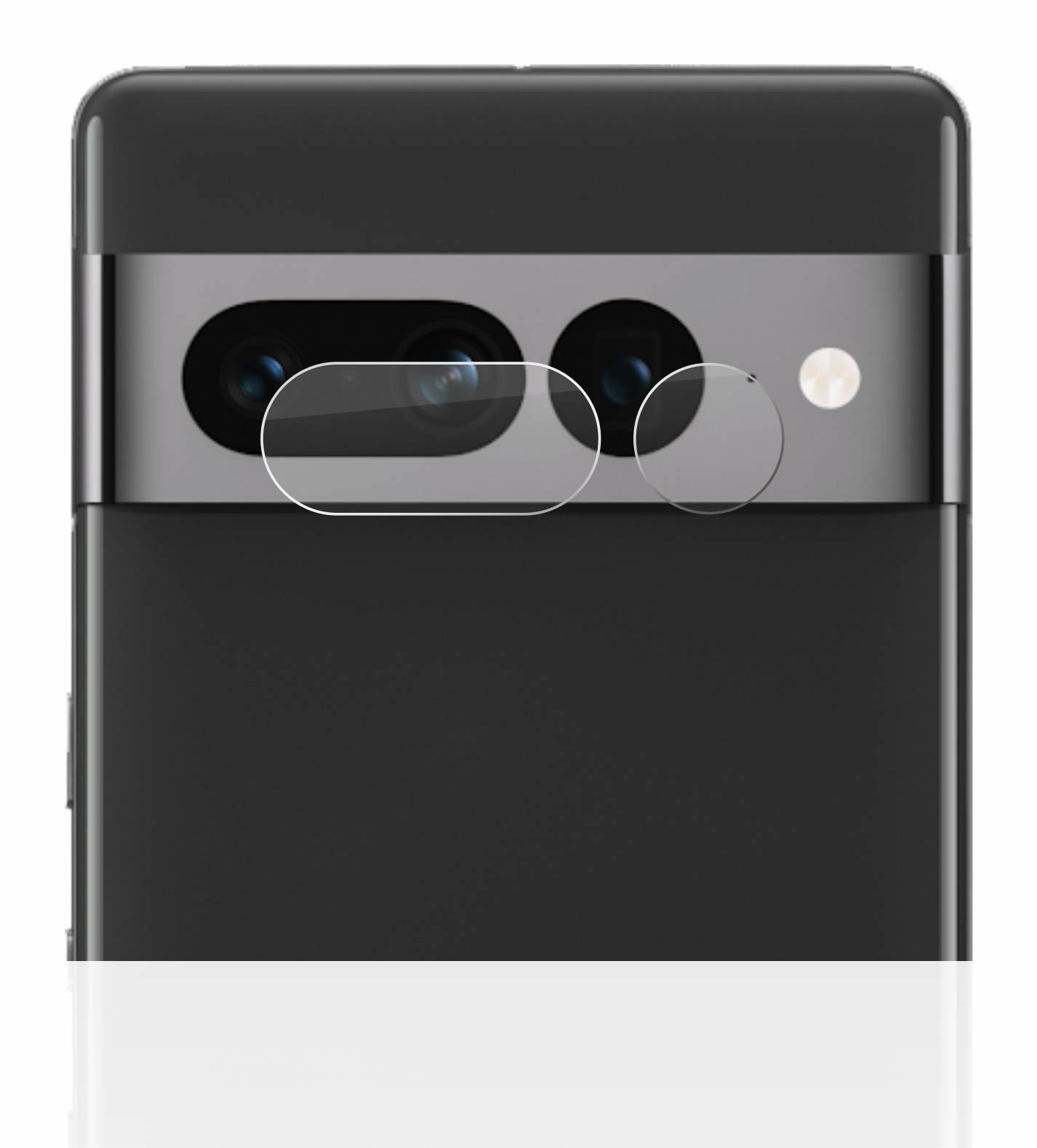 upscreen Hybrid Glas Panzer-Folie für Google Pixel 7 Pro (NUR Kameraschutz)