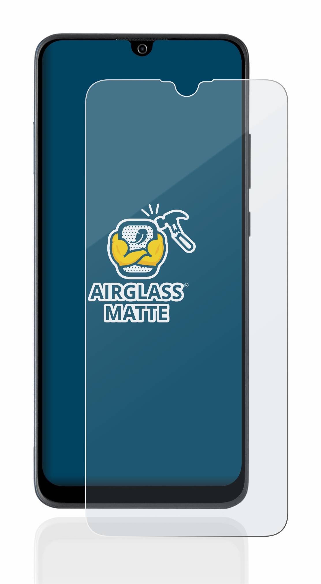 BROTECT AirGlass Matt Glas Schutz Folie für ZTE Blade A51