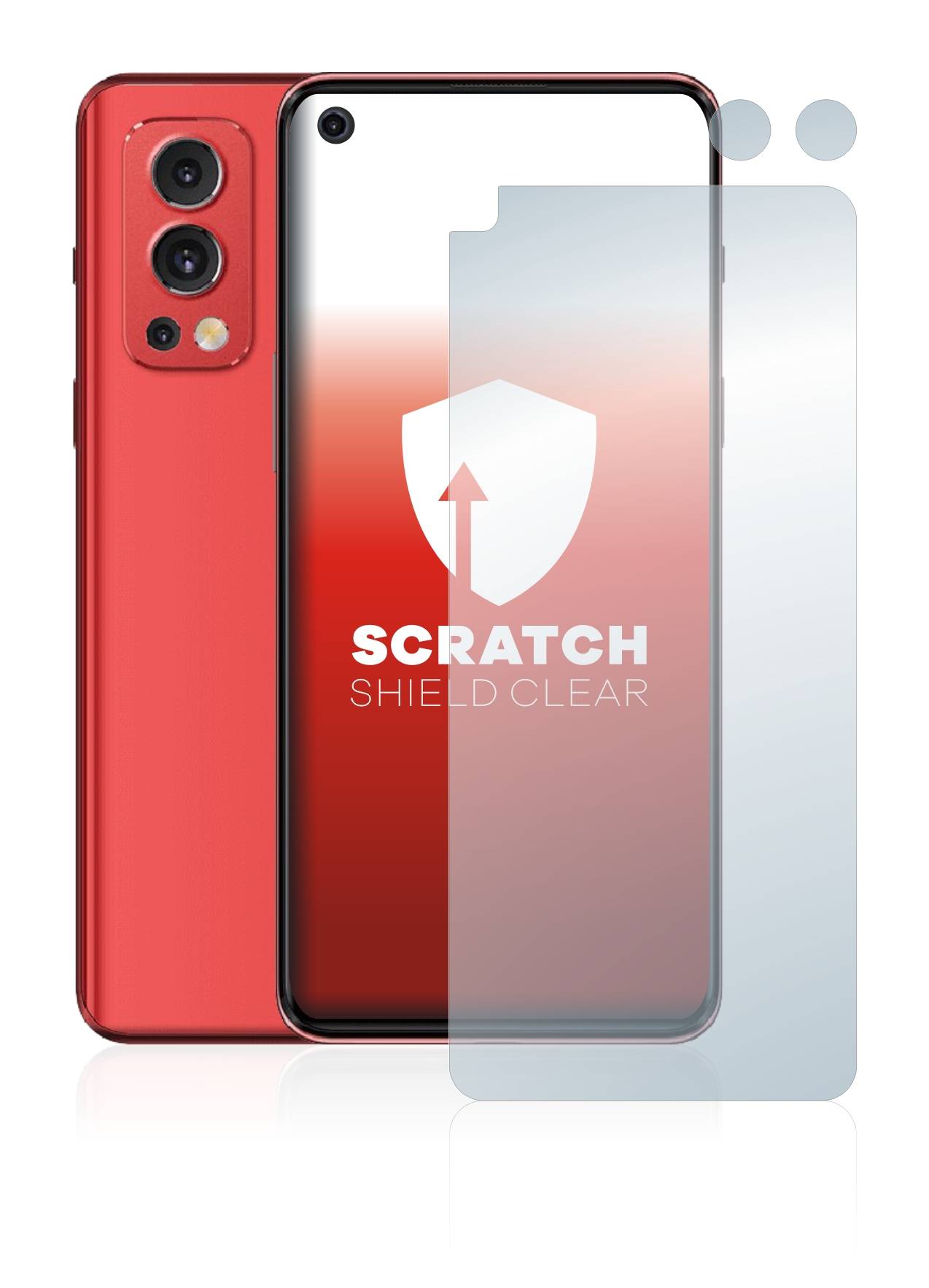 upscreen Scratch Shield Schutzfolie für OnePlus Nord 2 5G (Display+Kamera)