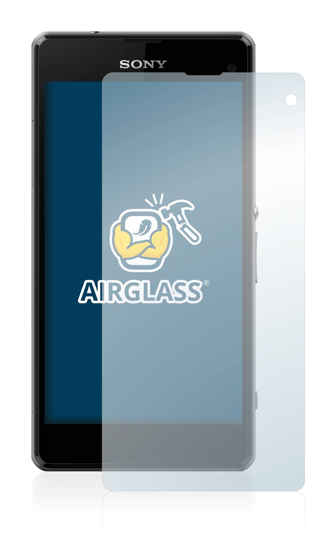 BROTECT AirGlass Glas Schutz-Folie für Sony Xperia Z1 Compact D5503 - Schutzglas