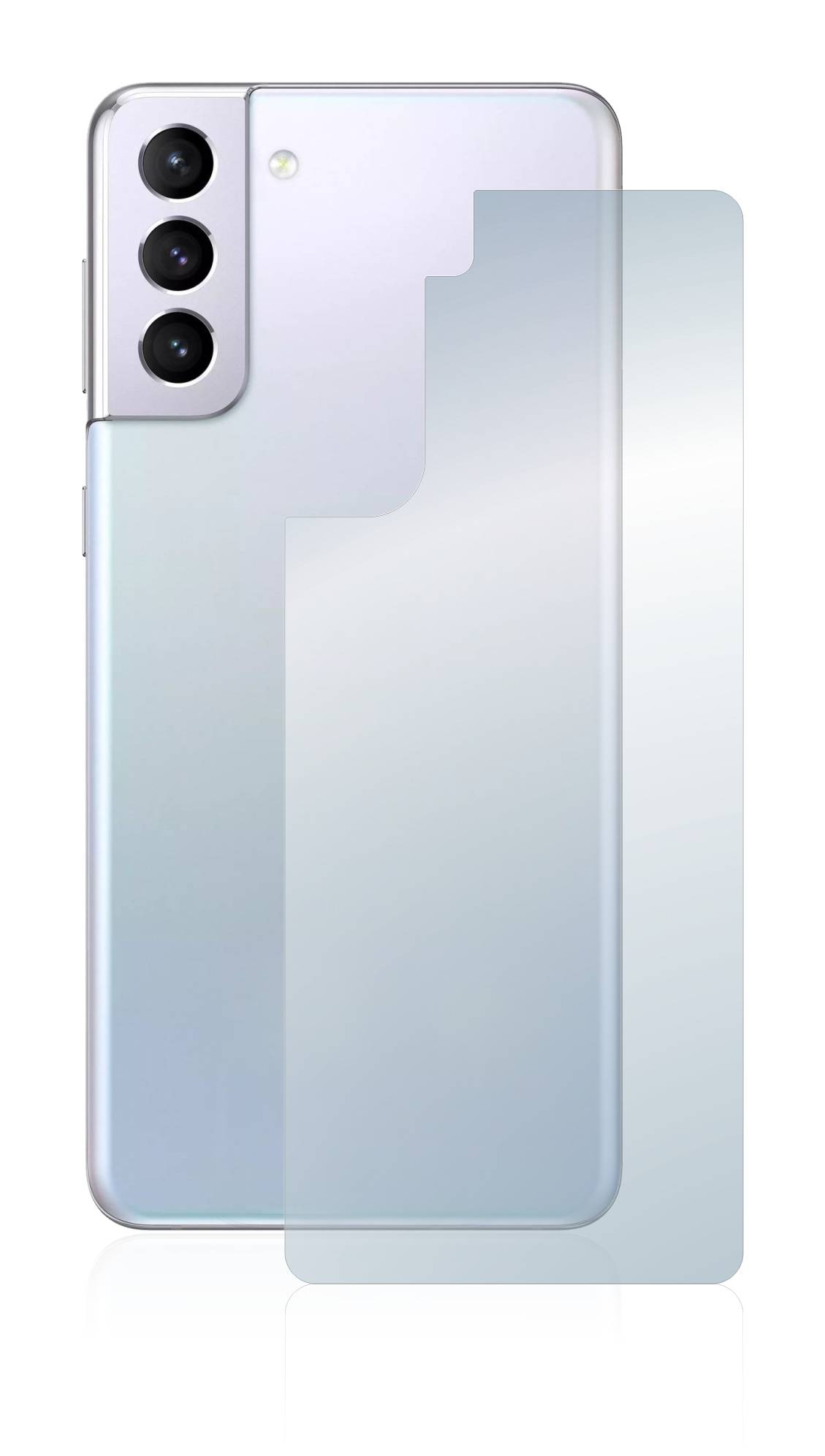 BROTECT AirGlass Glas Schutz-Folie für Samsung Galaxy S21 Plus 5G (Rückseite) - Schutzglas