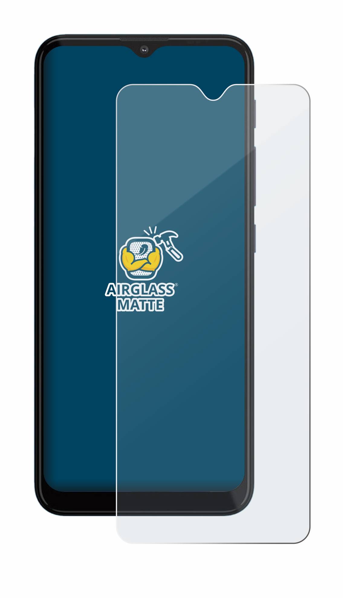 BROTECT AirGlass Matt Glas Panzer Folie für Motorola Moto G20