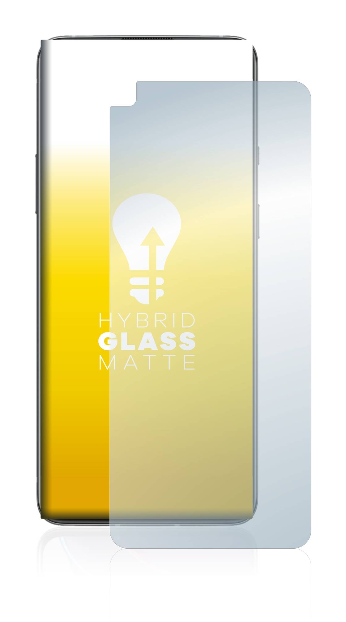 upscreen Hybrid Glas Matt Schutz-Folie für OnePlus 8T