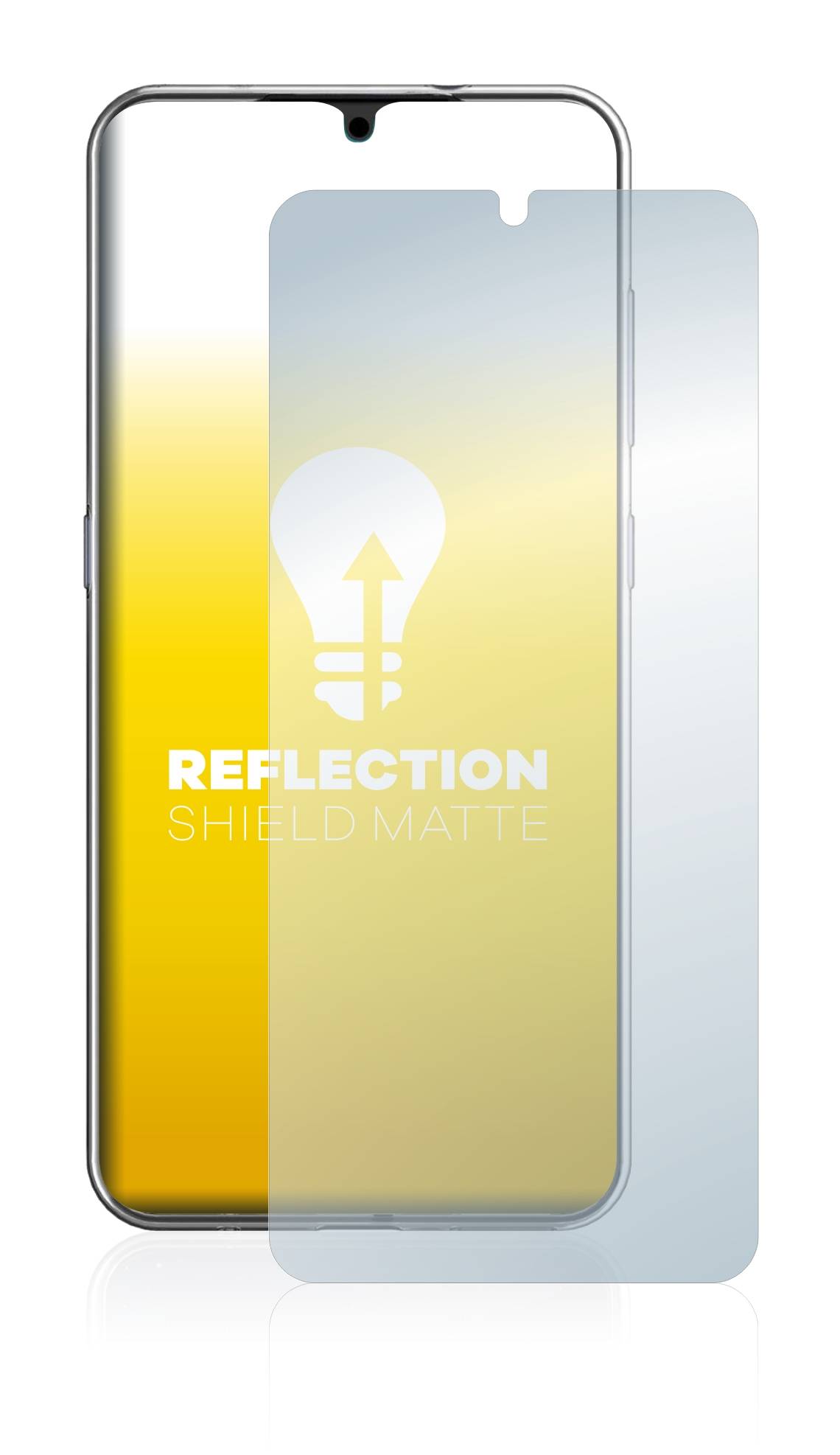 upscreen Reflection Shield Matt Schutzfolie für Nokia 7.2