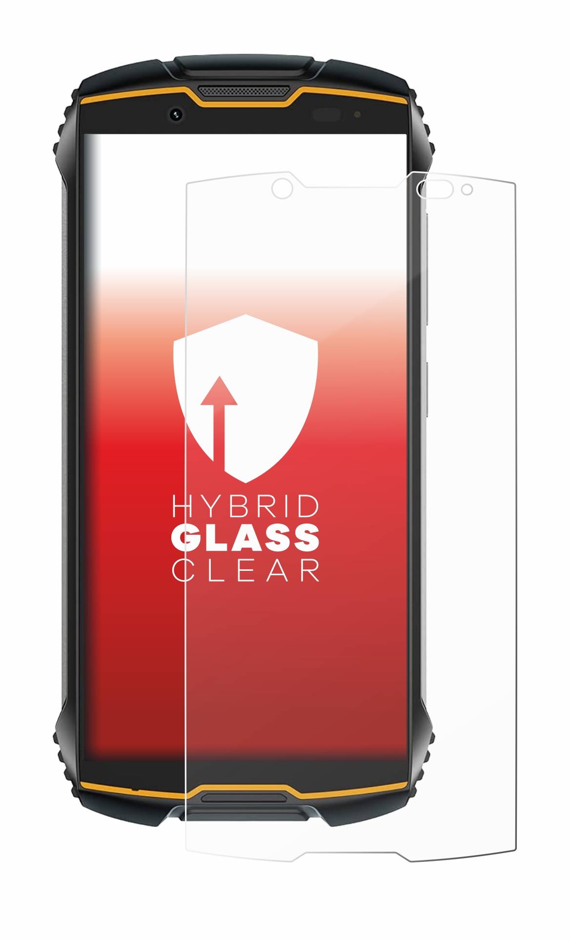 upscreen Hybrid Glas Schutz-Folie für Cubot King Kong Mini 2