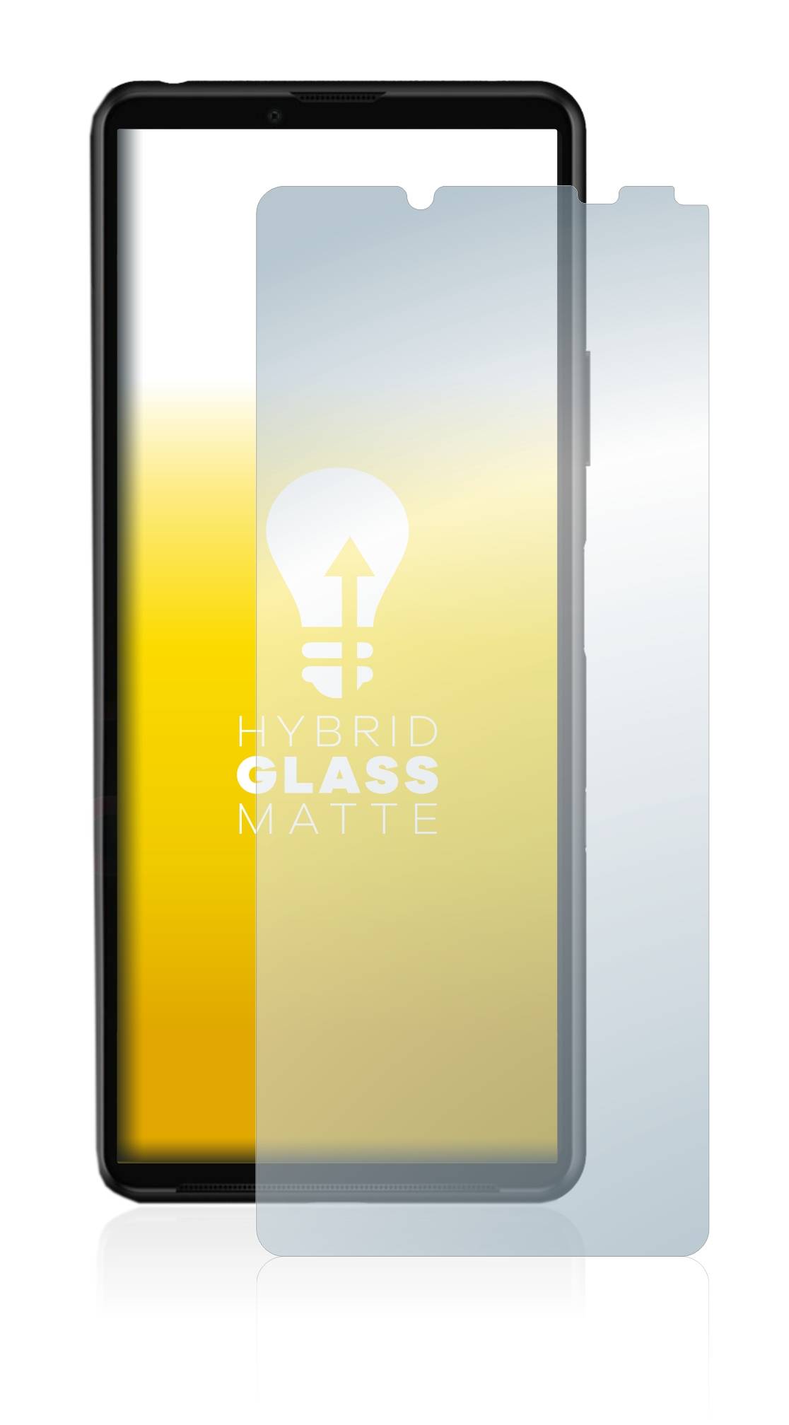 upscreen Hybrid Glas Matt Schutz-Folie für Sony Xperia 10 III