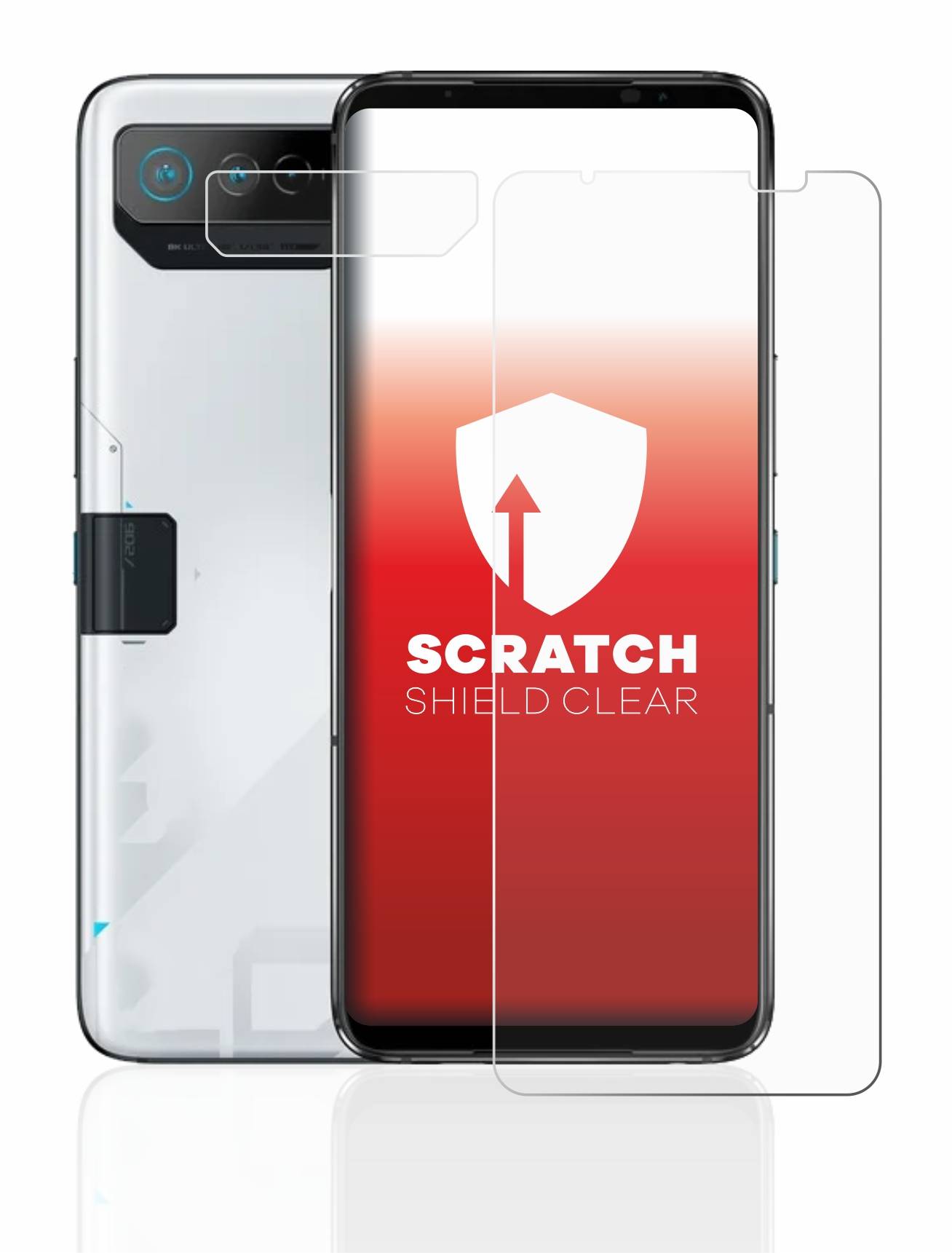 upscreen Scratch Shield Schutzfolie für ASUS ROG Phone 7 (Display+Kamera)
