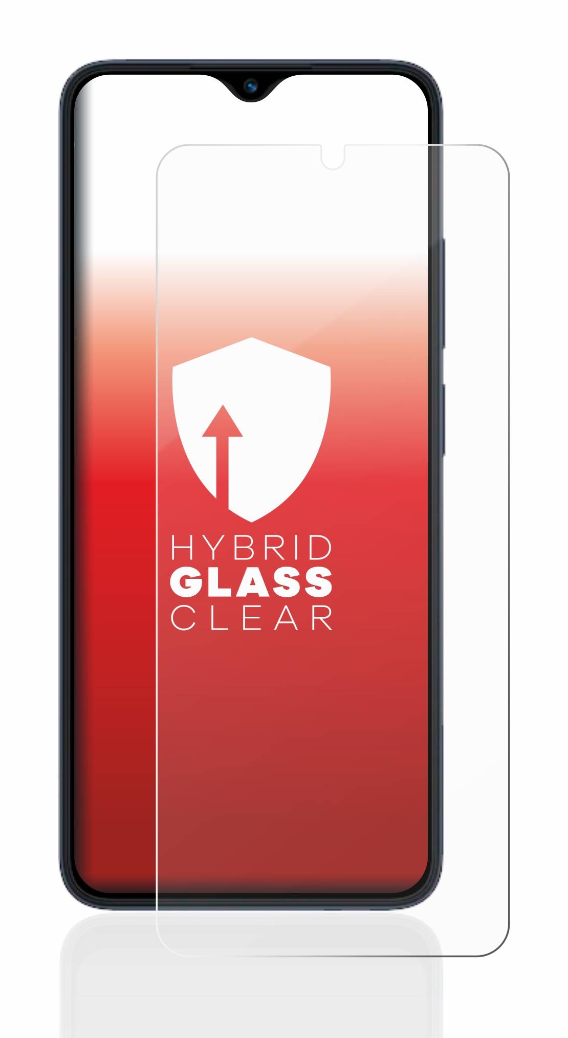 upscreen Hybrid Glas Schutz-Folie für Xiaomi Redmi 12C