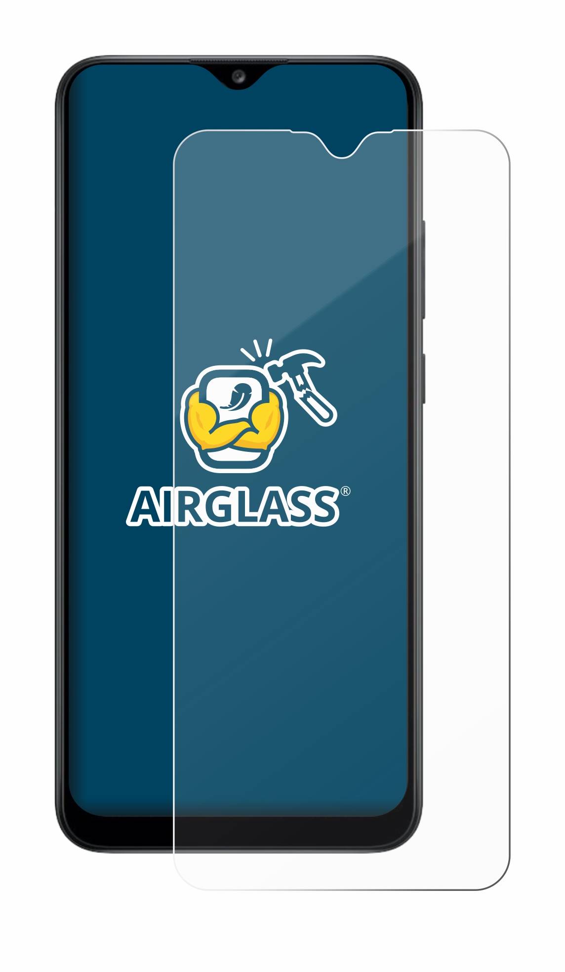 BROTECT AirGlass Glas Schutz-Folie für Samsung Galaxy A02s - Schutzglas