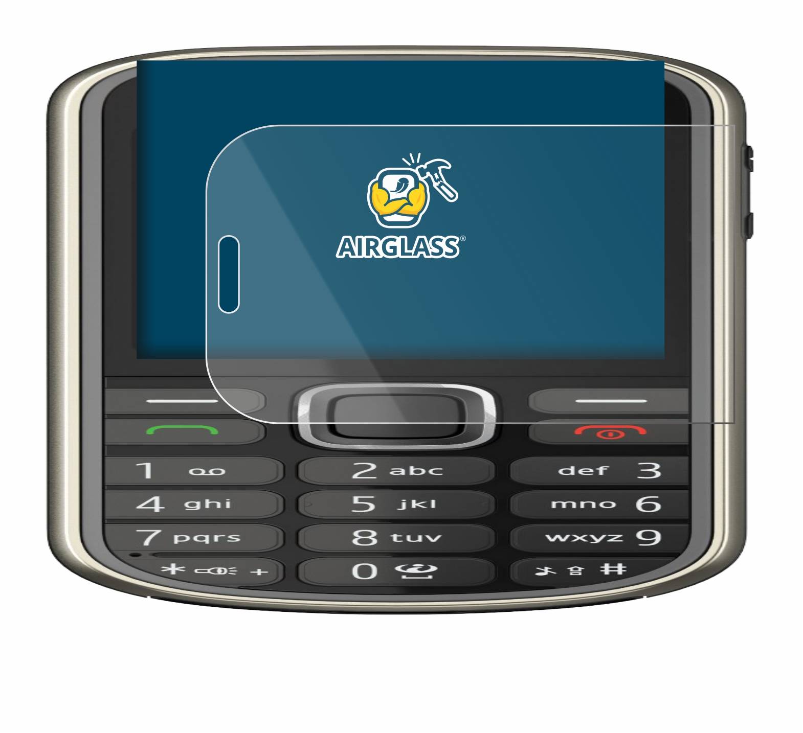 BROTECT AirGlass Glas Schutz-Folie für Nokia 3720 classic - Schutzglas