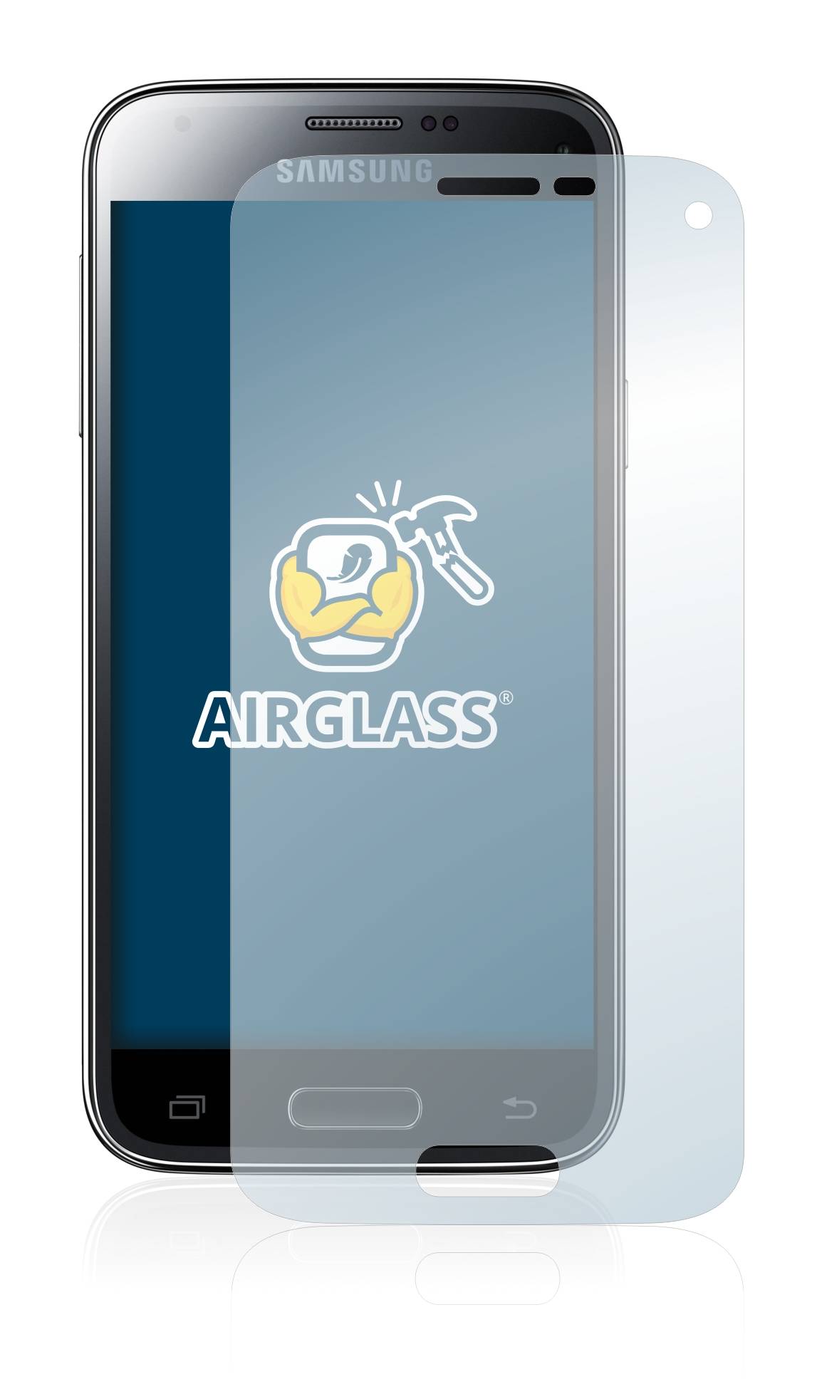 BROTECT AirGlass Glas Panzer-Folie für Samsung Galaxy S5 Mini SM-G800F - Schutzglas