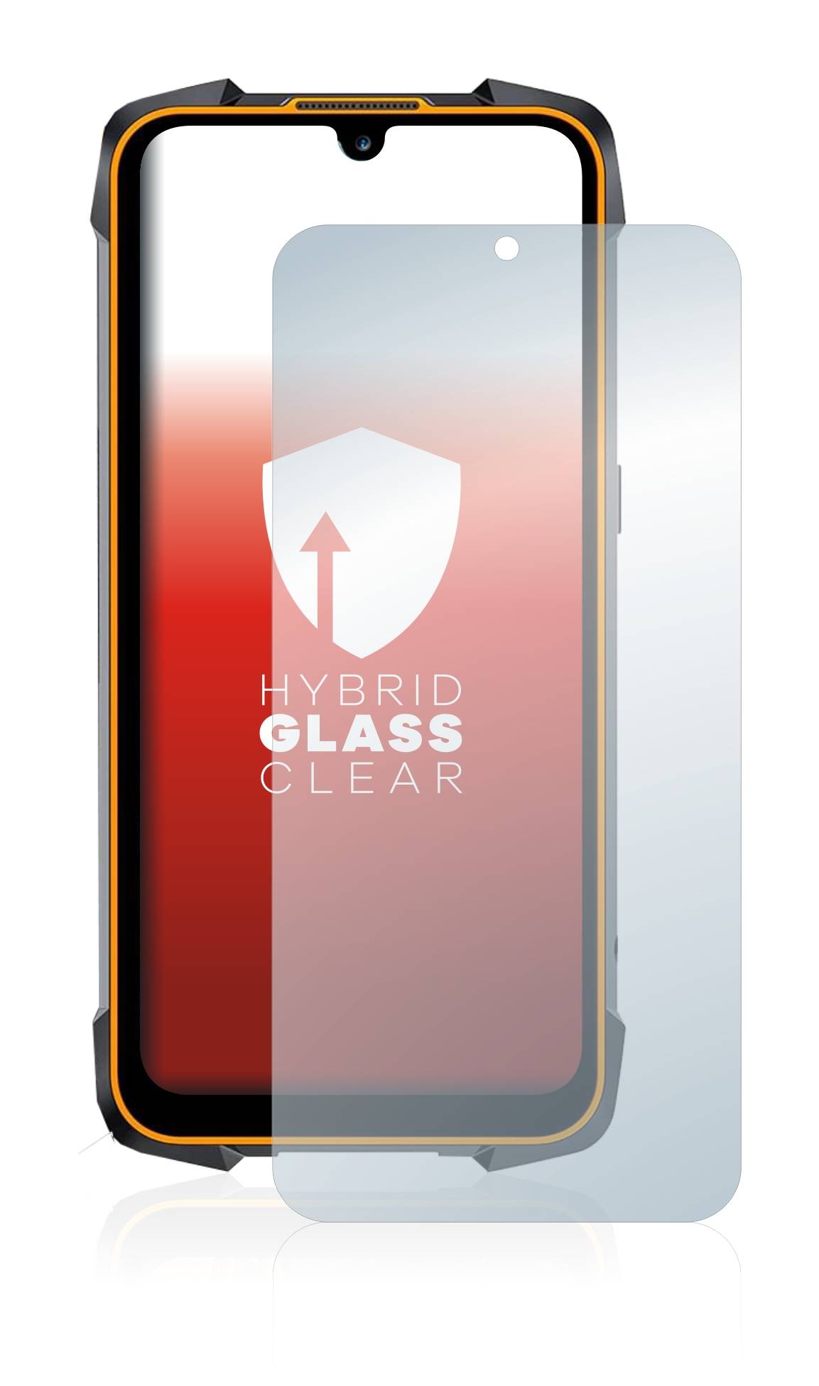 upscreen Hybrid Glas Schutz-Folie für Cubot King Kong 5 Pro