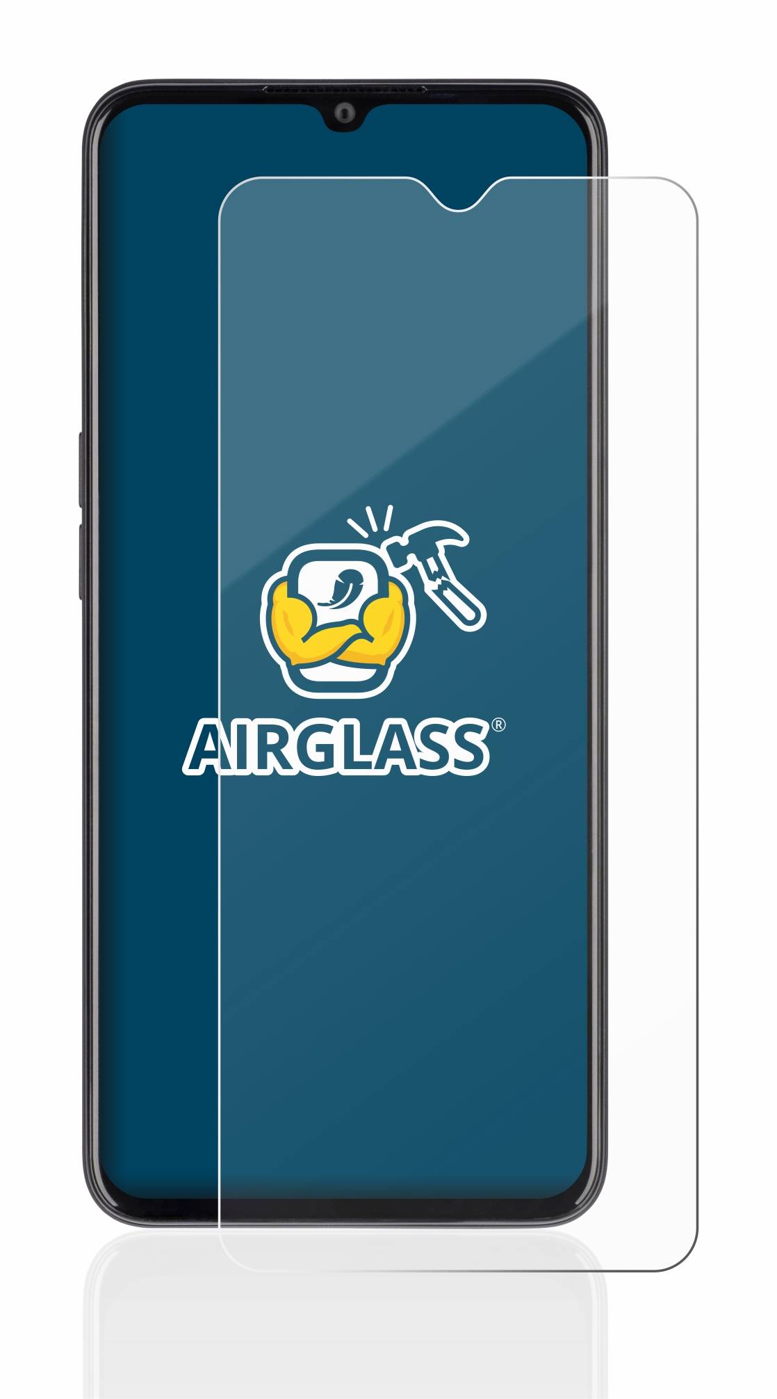 BROTECT AirGlass Glas Panzer-Folie für Oppo A77 5G - Schutzglas