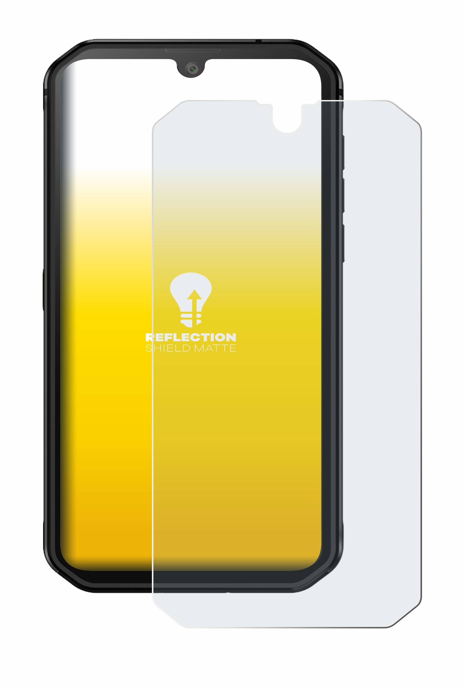 upscreen Reflection Shield Matt Schutzfolie für Blackview BV9900E