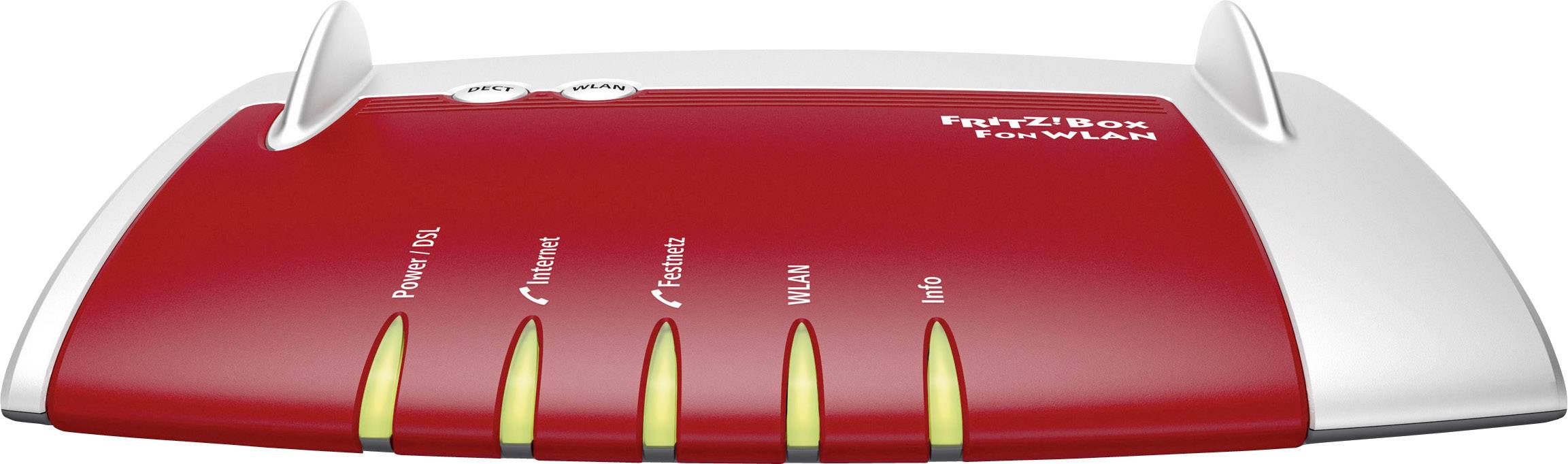 AVM FRITZ!Box 7390 WLAN Router mit Modem Integriertes Modem: ADSL, ADSL2+, VDSL 2.4 GHz, 5 GHz 600 MBit/s