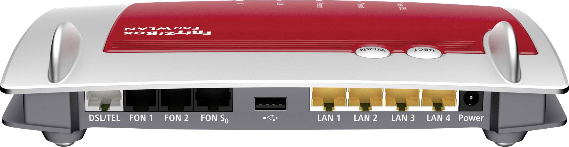 AVM FRITZ!Box 7390 WLAN Router mit Modem Integriertes Modem: ADSL, ADSL2+, VDSL 2.4 GHz, 5 GHz 600 MBit/s